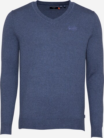 Pull-over Superdry en bleu : devant