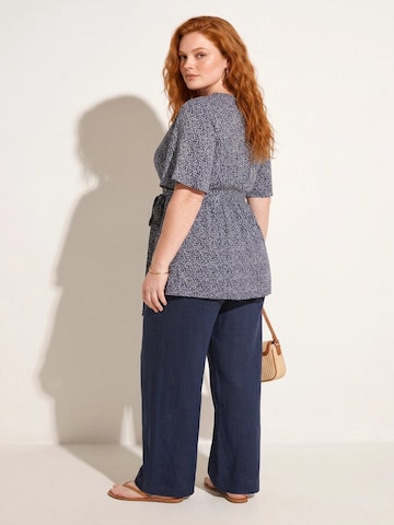 Chemisier Shape Of You en bleu