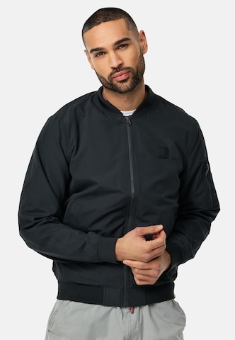 INDICODE JEANS Tussenjas ' Maxim ' in Zwart: voorkant