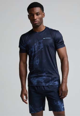 MONTERRAIN T-Shirt in Blau: Vorderseite