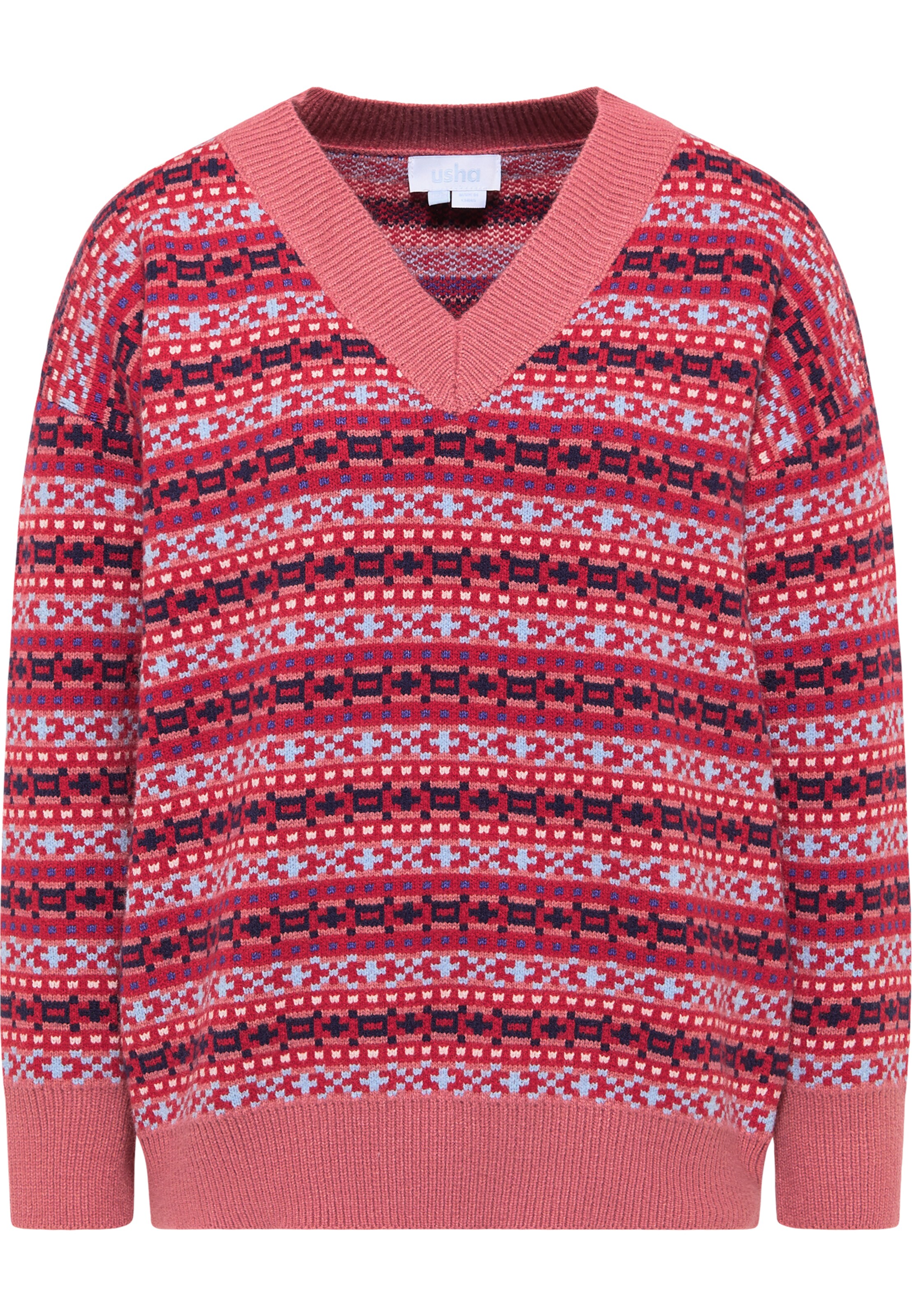 usha BLUE LABEL Sweater in Red: front