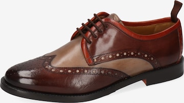 MELVIN & HAMILTON Schnürschuh 'Selina 84' in Braun: Vorderseite
