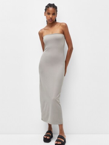 Pull&Bear Kleid in Beige: Vorderseite