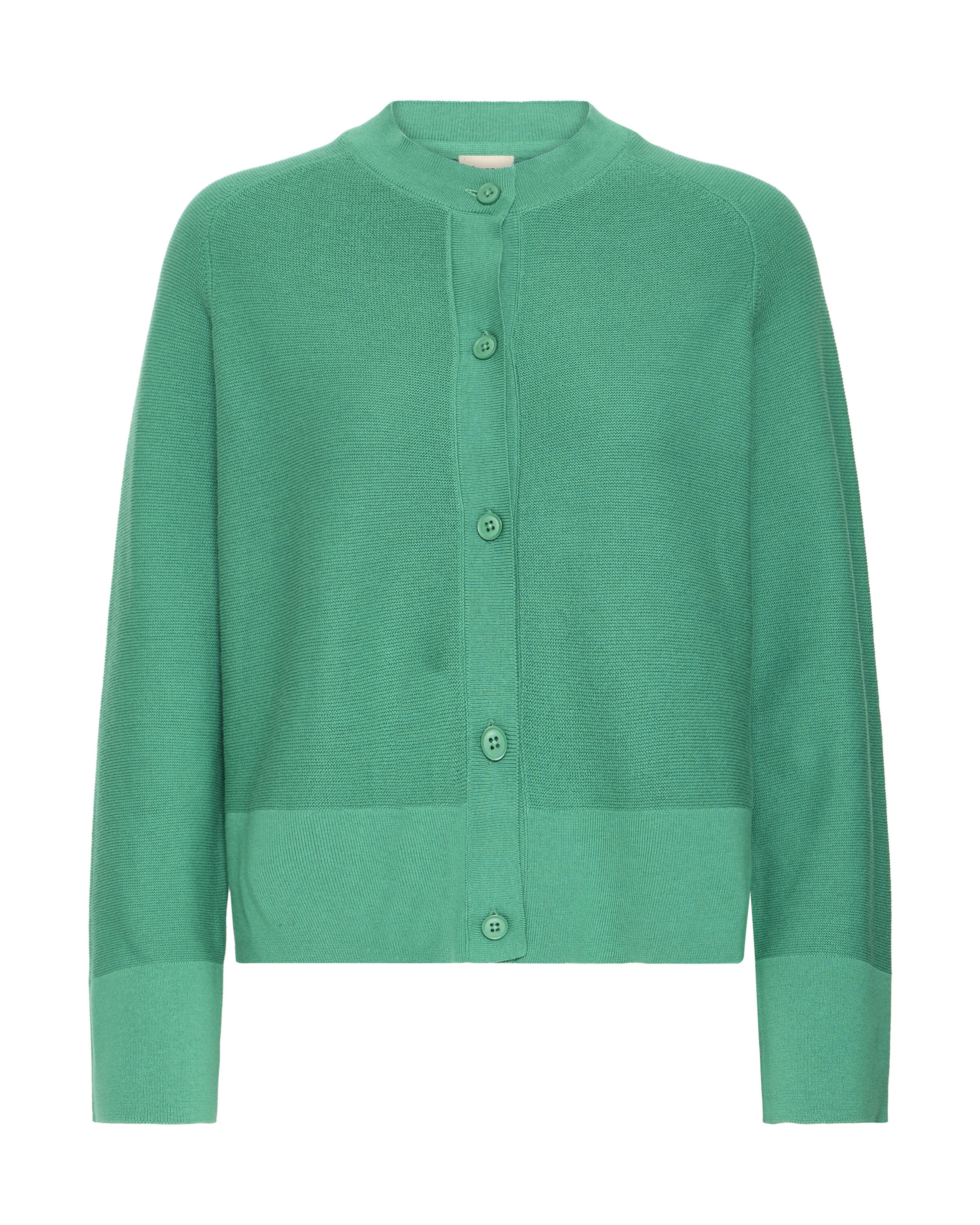 Fransa Knit Cardigan 'FRSinja' in Green: front