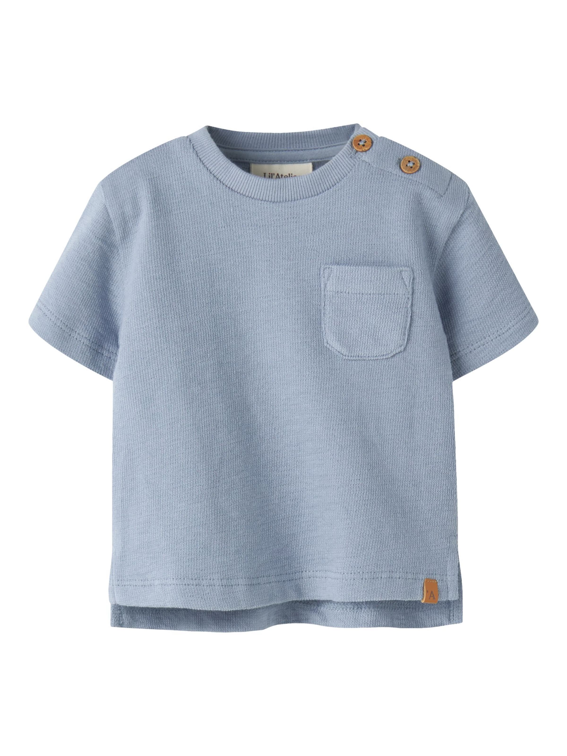 T-Shirt Lil'Atelier en bleu : devant