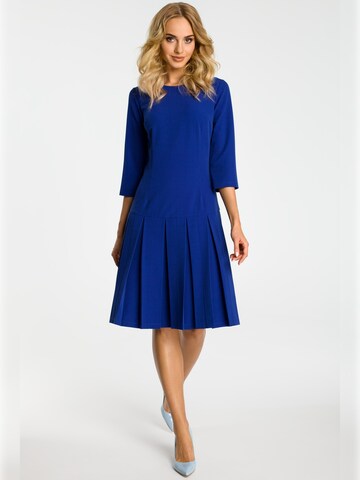 made of emotion Jurk in Blauw: voorkant