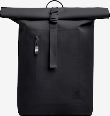 Got Bag Rugzak 'Rolltop Lite 2.0 Monochrome' in Zwart: voorkant