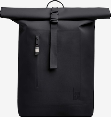 Zaino 'Rolltop Lite 2.0 Monochrome' di Got Bag in nero: frontale