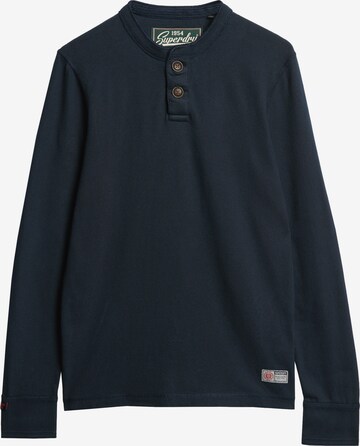 Superdry Shirt 'Athletic Chariot' in Blauw: voorkant