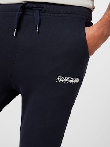 NAPAPIJRI Tapered Broek 'M-BOX' in Blauw