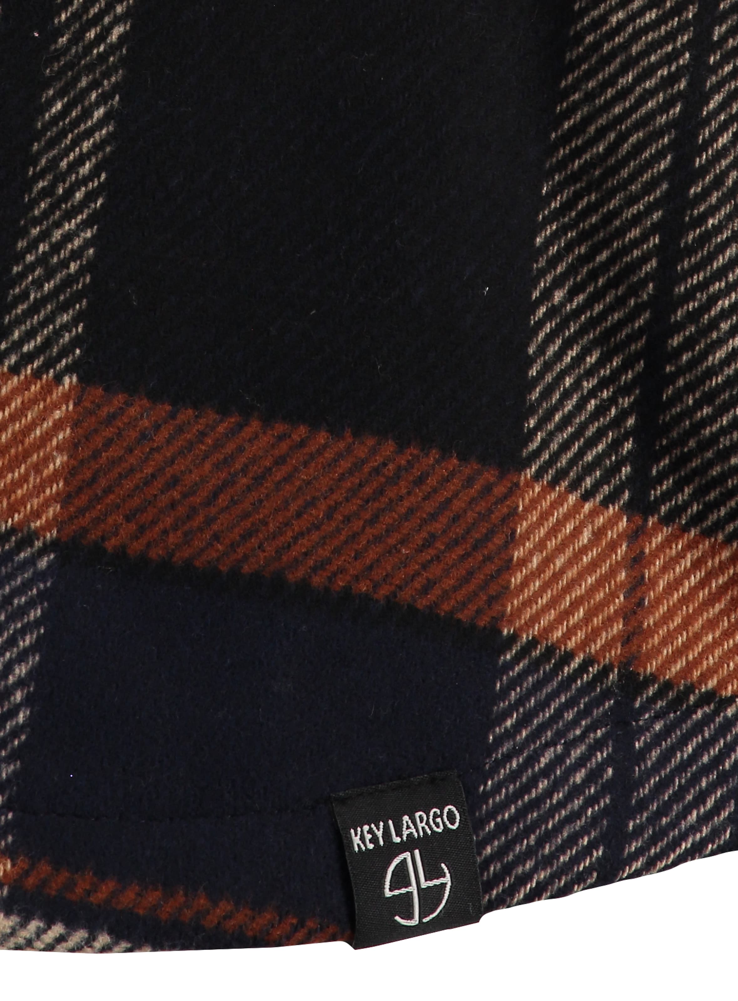 Key Largo Rovný strih Košeľa 'ZERMATT' - Modrá