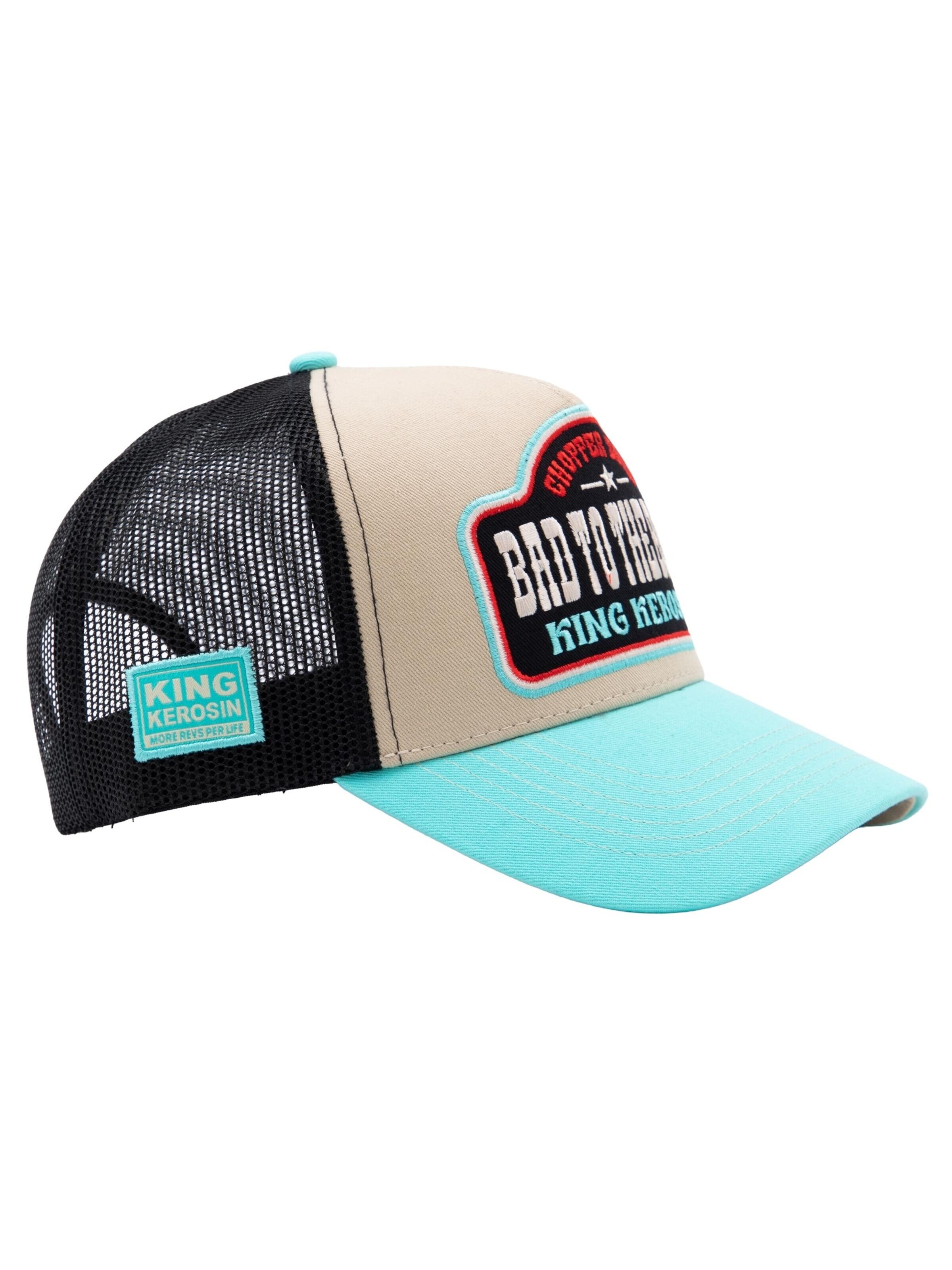 King Kerosin Cap 'Bad to the Bones'‌‌‌‌‌‌‌ in Beige