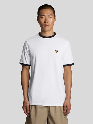 Lyle & Scott Shirt in Wit: voorkant