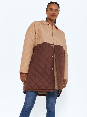 Noisy may Between-seasons coat 'Story' in Beige