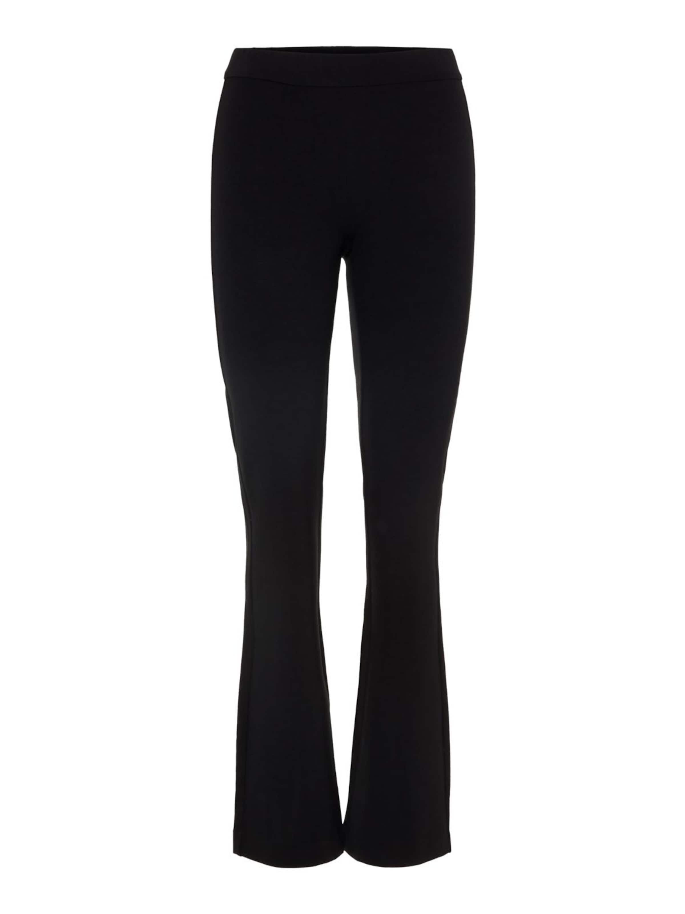 Vero Moda Tall - Acampanado Pantalón 'KAMMA' en negro: frente
