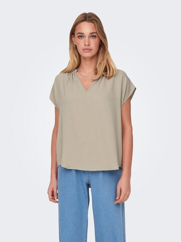 Camicia da donna 'PAM' di ONLY in beige: frontale