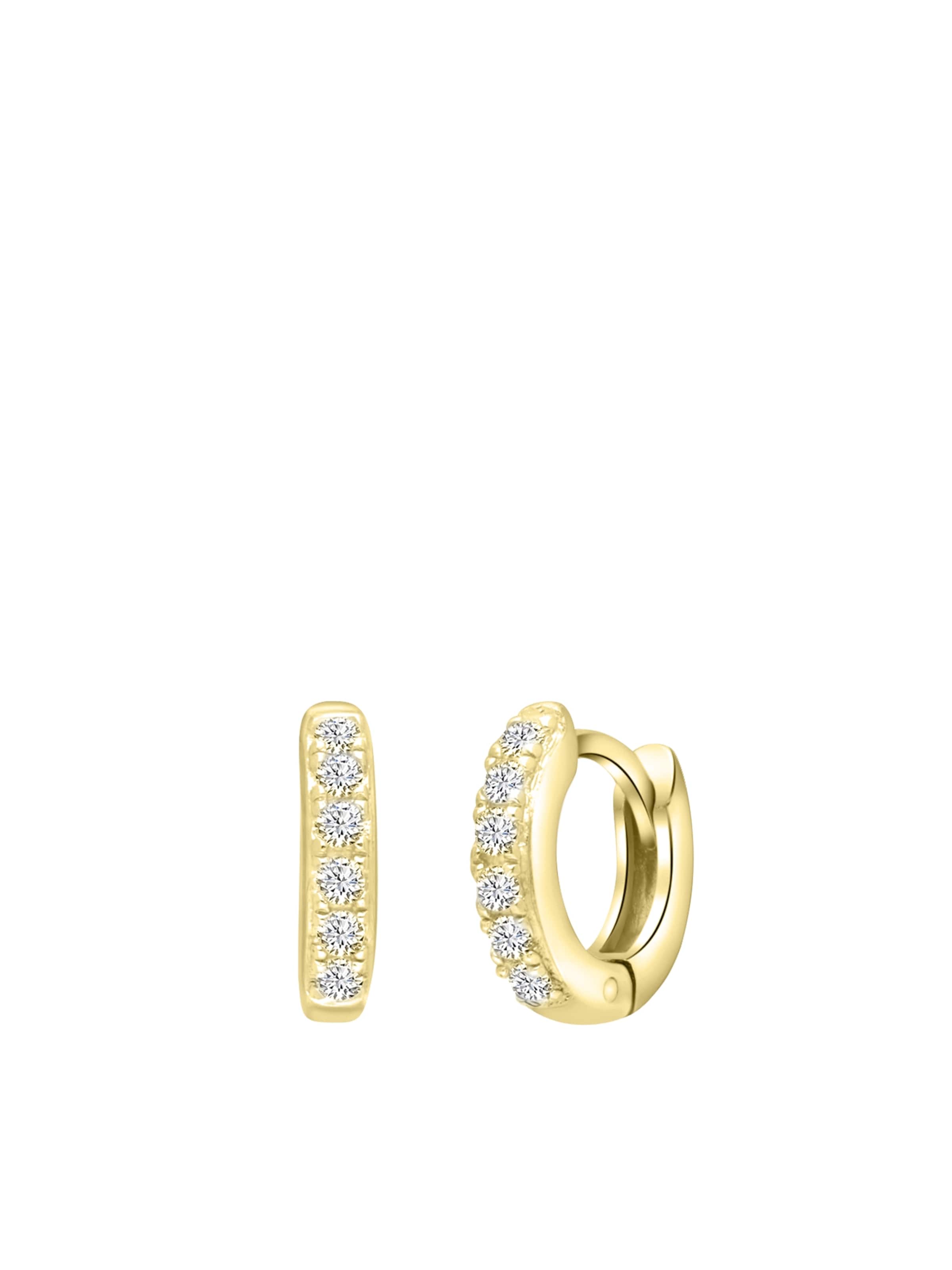 Lucardi Oorbellen in Goud: voorkant