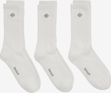 GANT Ponožky – bílá: přední strana