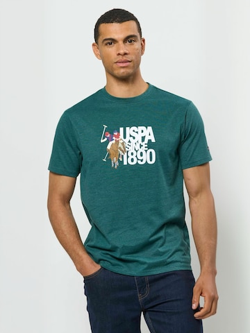 Coupe regular Chemise ' UMDamir ' U.S. POLO ASSN. en vert