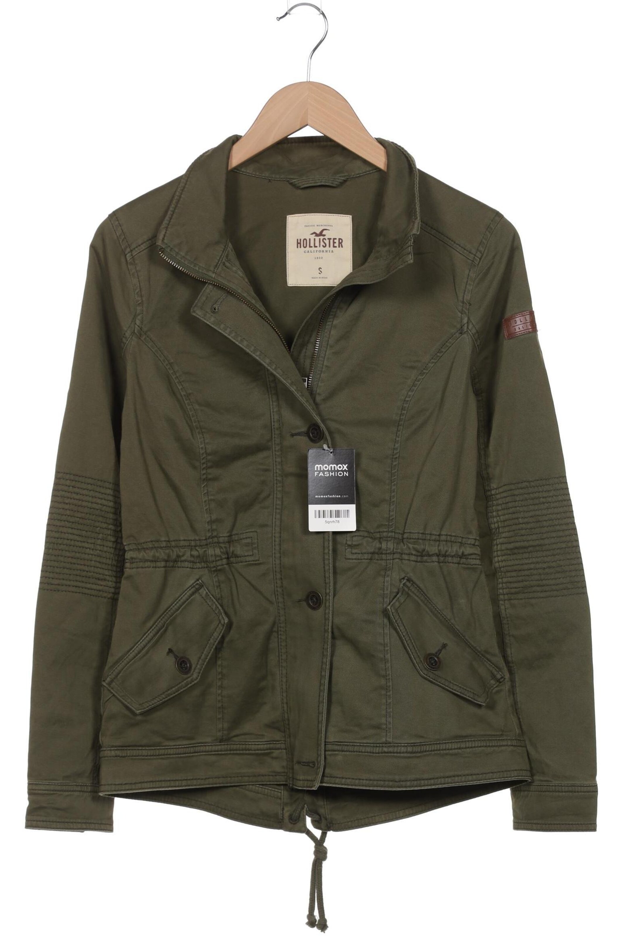 HOLLISTER Jacket & Coat in S in Green: front