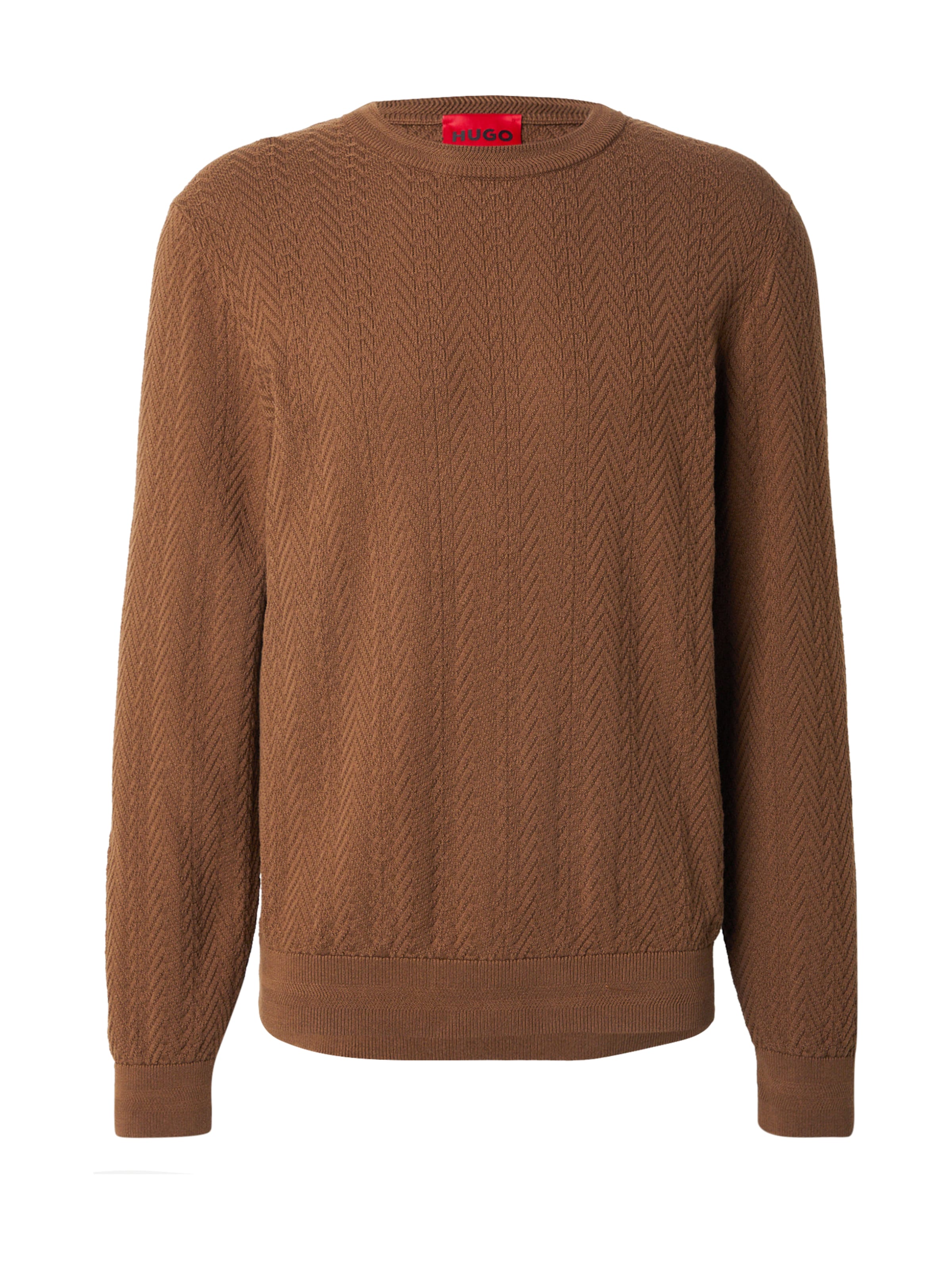 HUGO Pullover &#x27;Simo&#x27; in Braun: Vorderseite