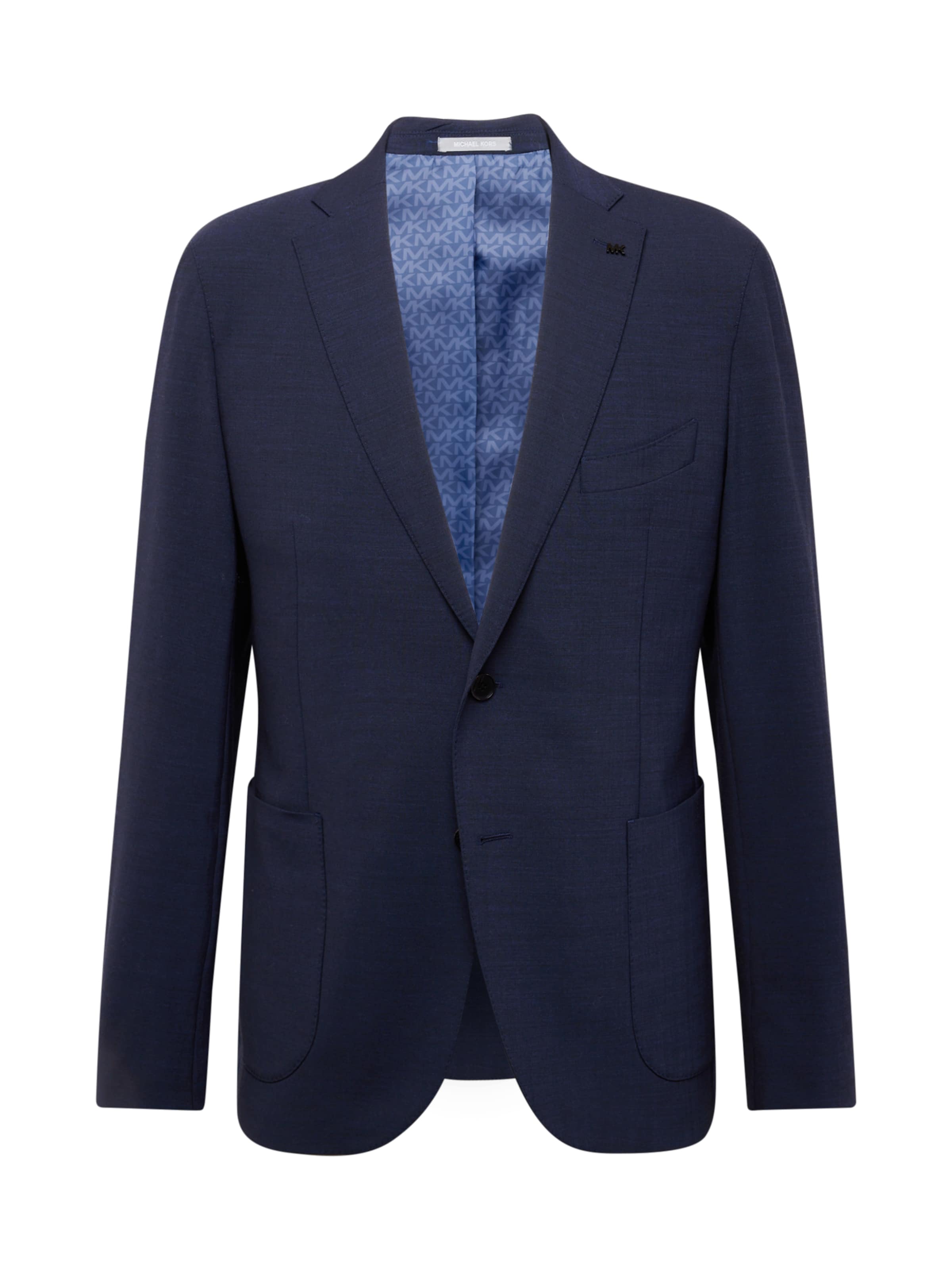 Michael Kors Regular fit Бизнес сако в синьо: отпред