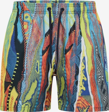 Carlo Colucci Board Shorts 'Ehart' in Mixed colors: front