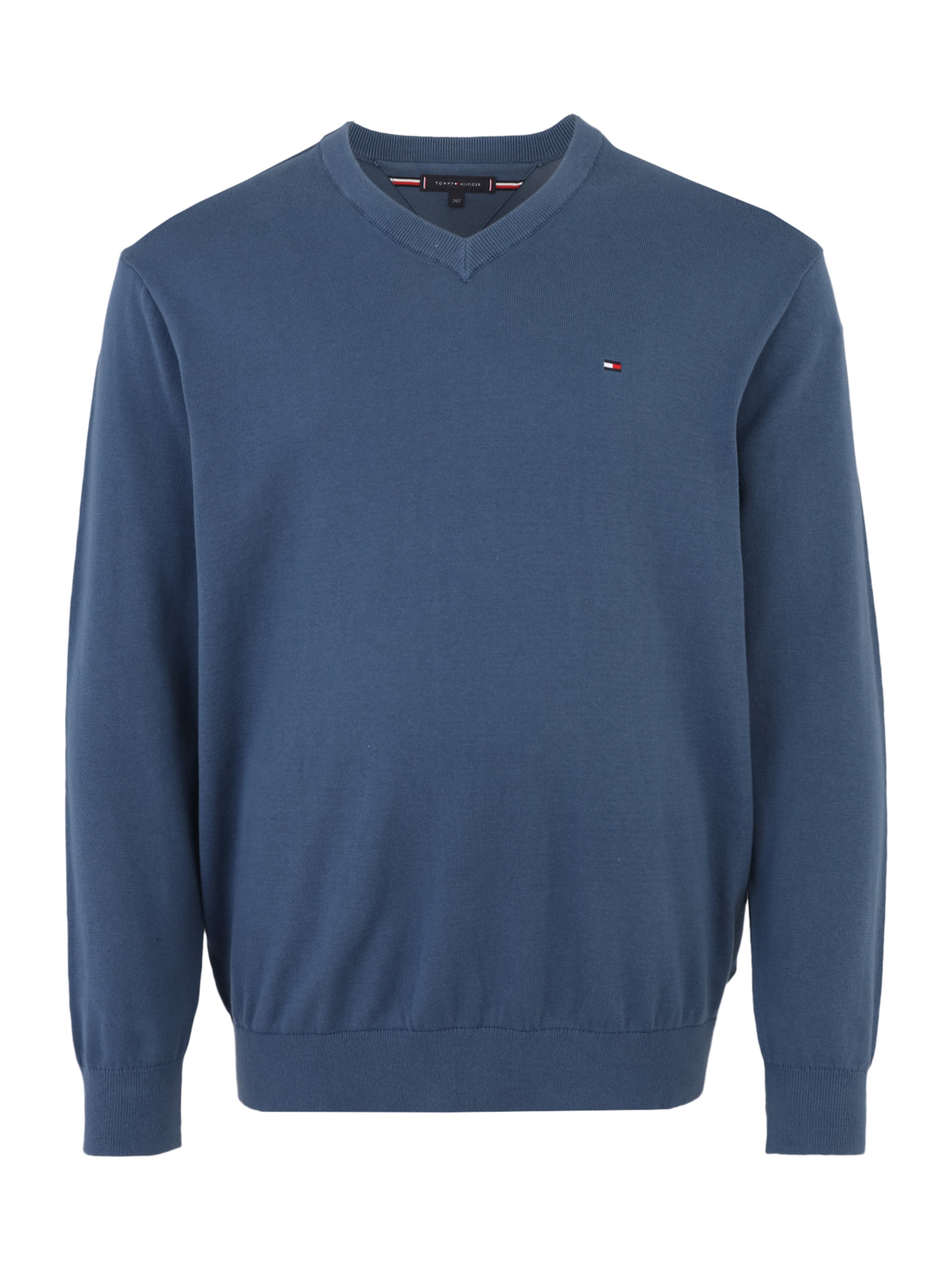 Tommy Hilfiger Big & Tall Πουλόβερ 'ESSENTIAL' σε μπλε: μπροστά