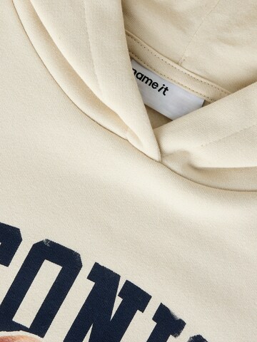 NAME IT Sweatshirt 'NKFSERA' in Beige