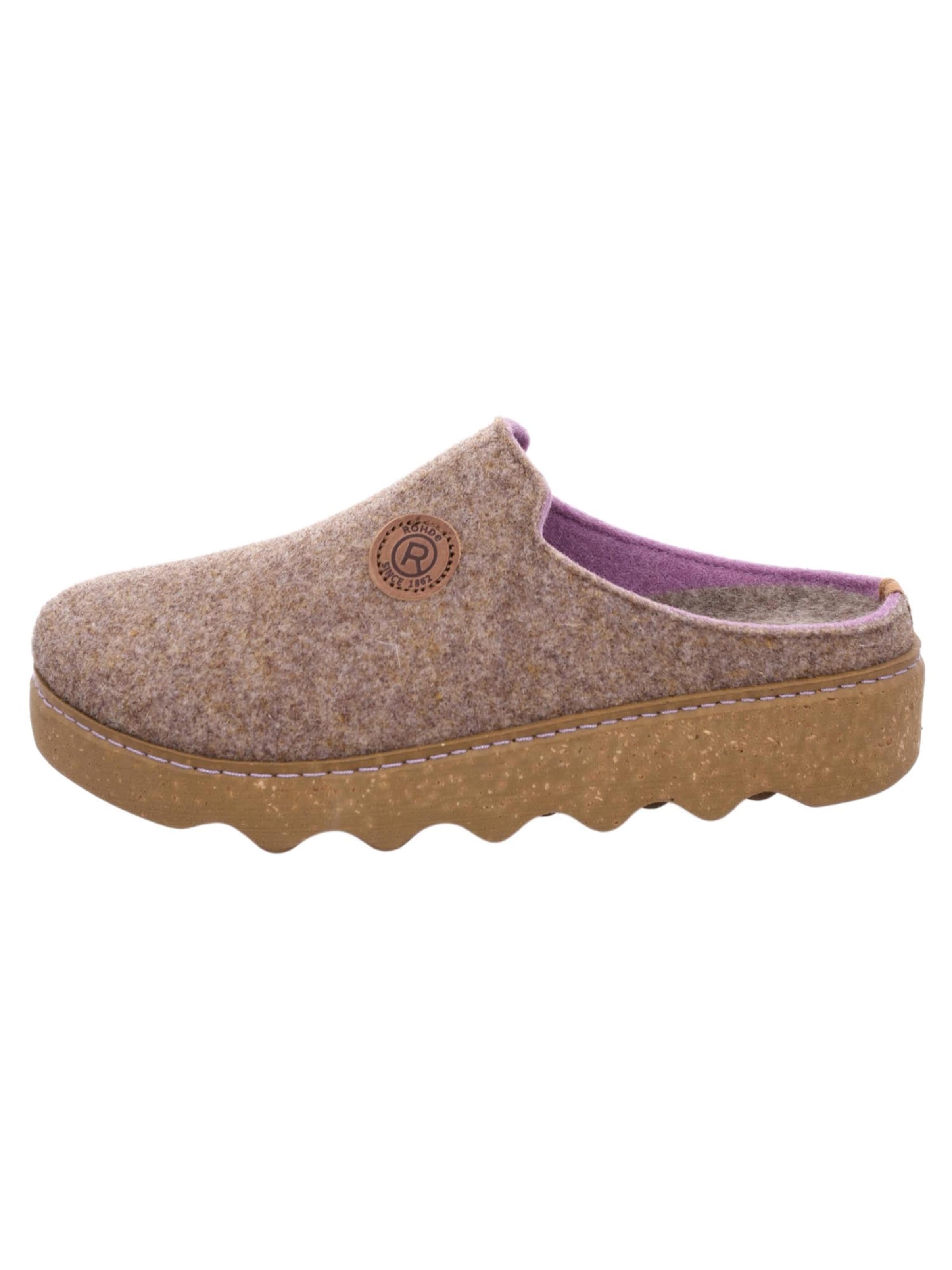 ROHDE Clogs 'Foggia-D' in Beige: front