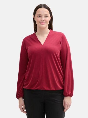 Tom Tailor Women + Shirt in Rot: Vorderseite