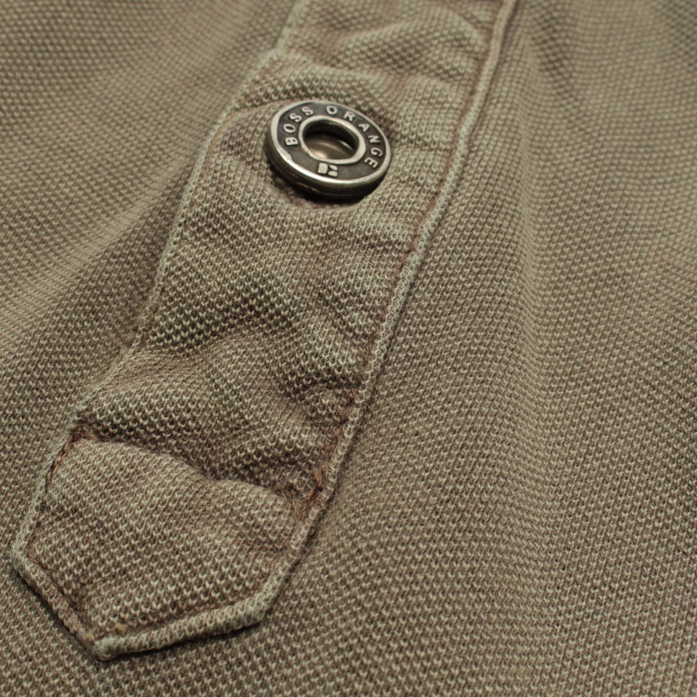 BOSS Orange Poloshirt L in Grün