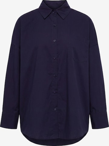 MYMO - Blusa en azul: frente