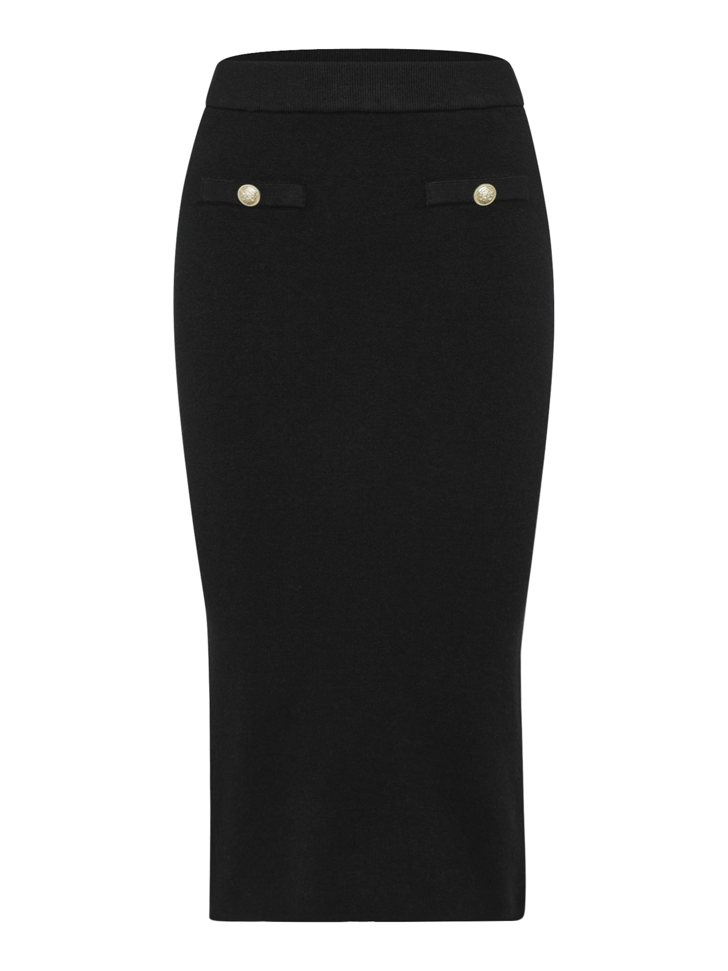 juoda Vero Moda Tall Sijonas 'VMSABA': priekis