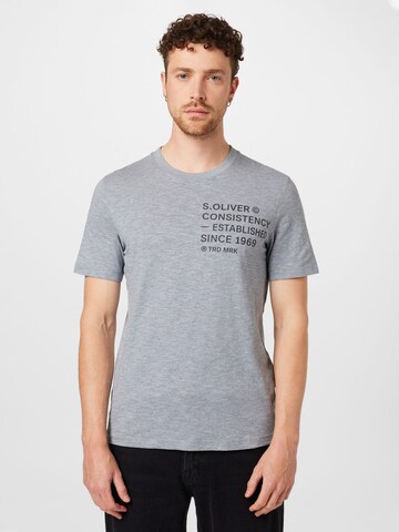 s.Oliver Shirt in Grey: front