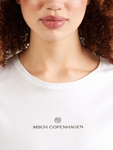 MSCH COPENHAGEN T-shirt 'Theana' i vit