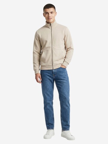 JACK & JONES - Sudadera con cremallera 'JJEBRADLEY' en beige