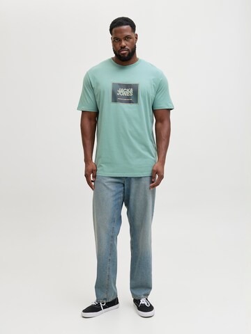 Jack & Jones Plus Μπλουζάκι 'JJRAIN' σε μπλε