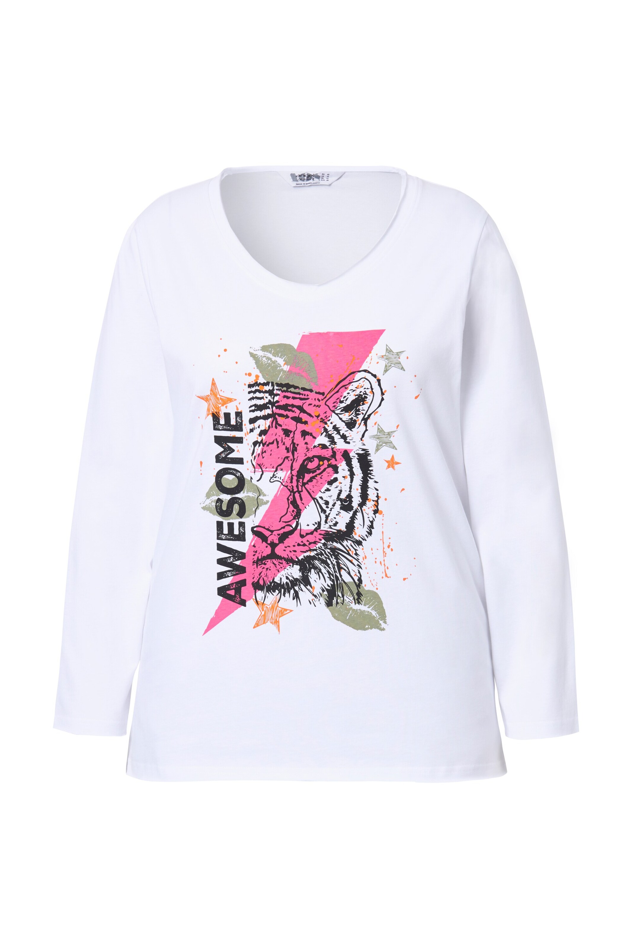 Angel of Style Shirt in Wit: voorkant