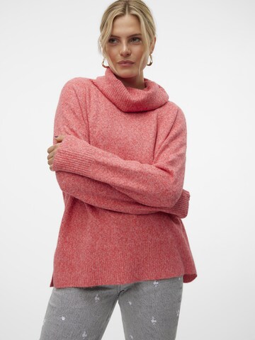 VERO MODA Pullover 'DOFFY' i rød