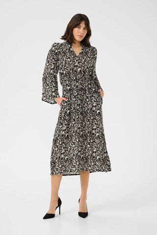Robe 'Amber' Kaffe en noir