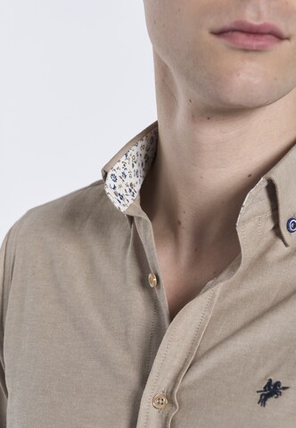 Regular fit Camicia ' FYODOR ' di DENIM CULTURE in beige