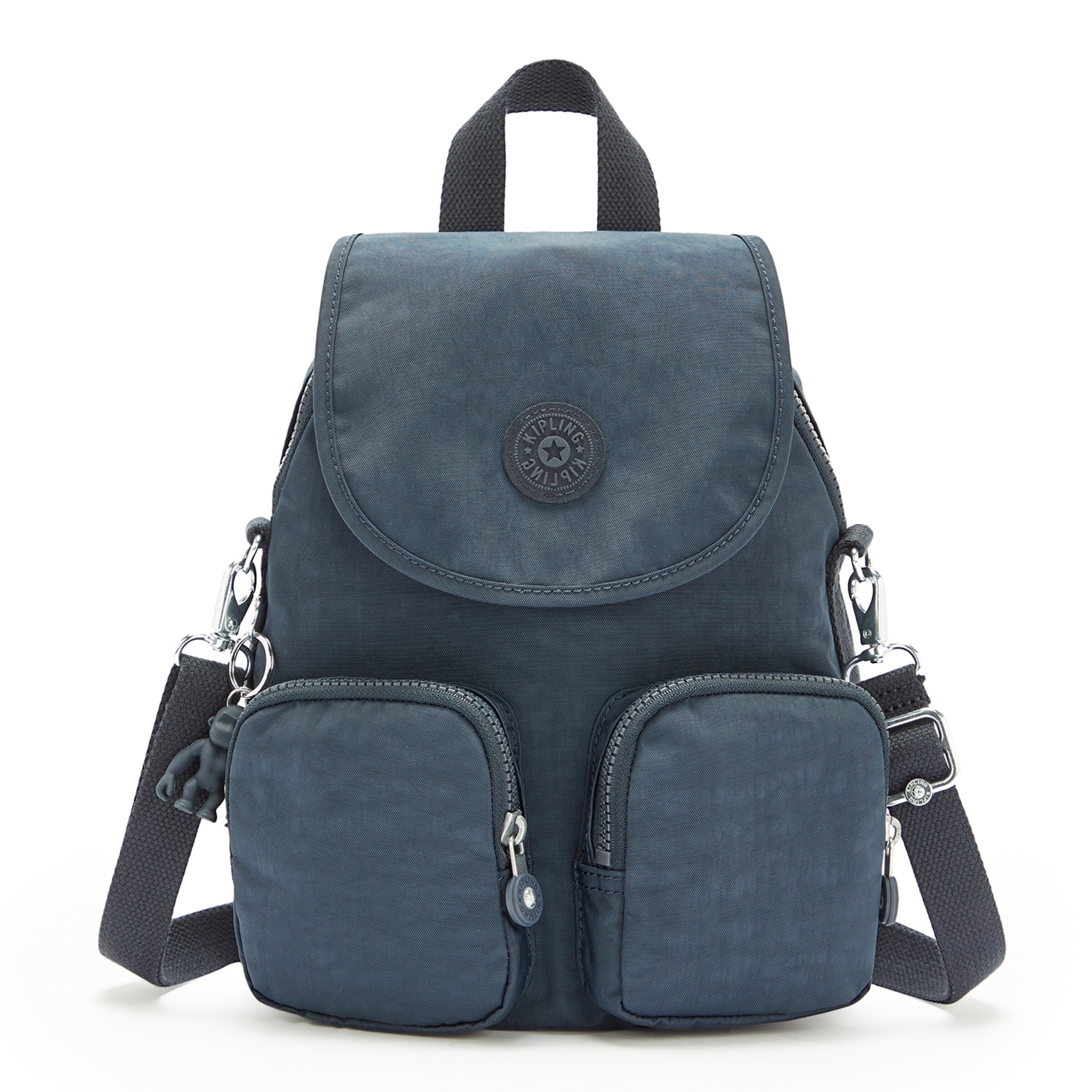 KIPLING - Mochila 'Firefly Up' en azul: frente