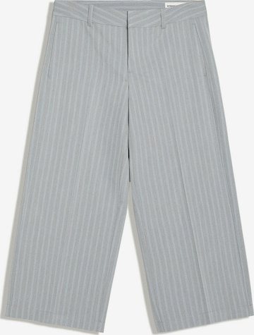 Bershka Wide Leg Suorat housut värissä harmaa: etupuoli