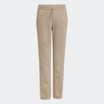 ADIDAS SPORTSWEAR Tapered Sporthose 'Essentials' in Beige