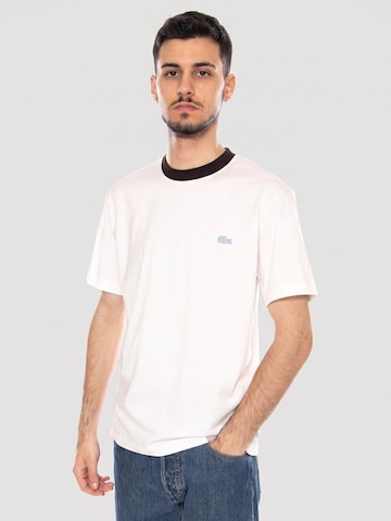 LACOSTE Bluser & t-shirts 'T-SHIRT WHITE' i hvid: forside