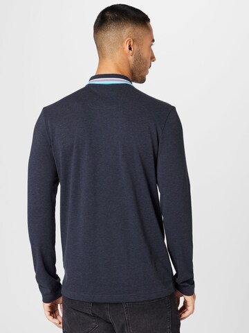 BOSS Sweatshirt 'Plisy' in Blau