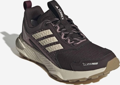 36,5-37 dydžio Bėgimo batai 'TRACEFINDER 2' iš ADIDAS TERREX, spalva – kapučino spalva / tamsiai ruda / rausvai violetinė spalva, Prekių apžvalga