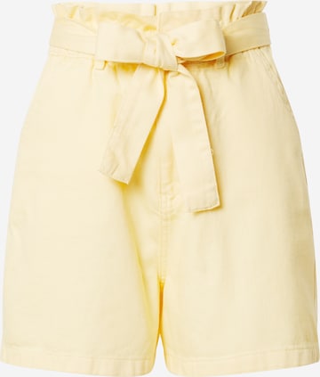Loosefit Pantalon DeFacto en jaune : devant