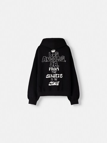 Sweat-shirt Bershka en noir